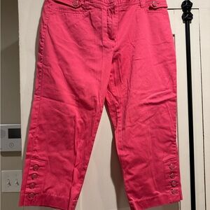 New Directions Vibrant Pink Capris